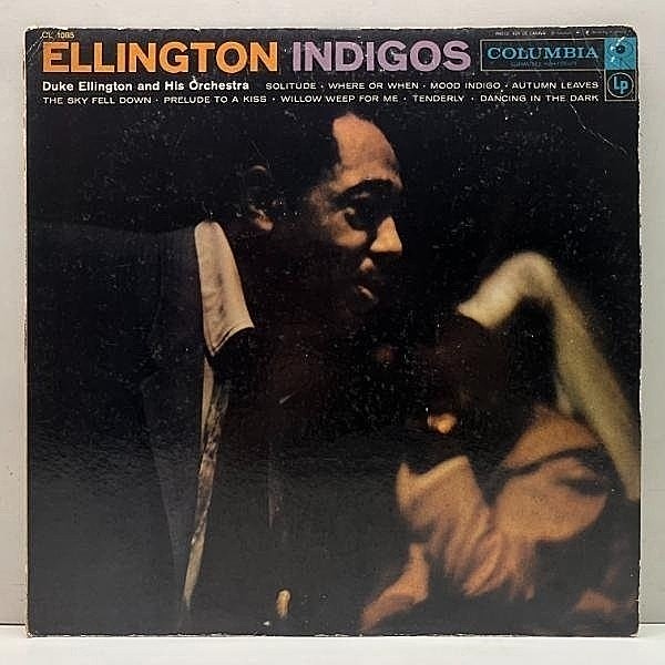 レコードメイン画像：【至宝のバラード集】MONO 初版 6eye 深溝 USオリジナル DUKE ELLINGTON Indigos ('58 Columbia) デューク・エリントン 名作