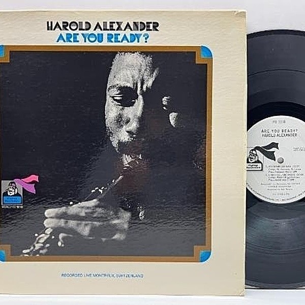 レコードメイン画像：白プロモ 良好!! USオリジナル HAROLD ALEXANDER Are You Ready? ('72 Flying Dutchman) w/ BERNARD PURDIE 前衛 Aggressive Funky Jazz