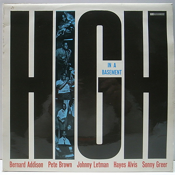 レコードメイン画像：UK MONO内溝 オリジナル BERNARD ADDISON / PETE BROWN High In A Basement ('61 77 Records) 中間派 スウィング 好盤