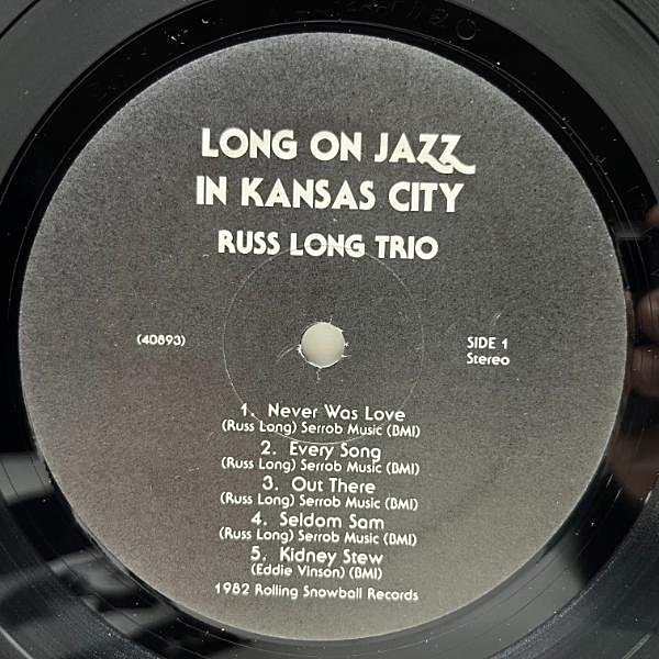RUSS LONG / Long On Jazz In Kansas City (LP) / Rolling