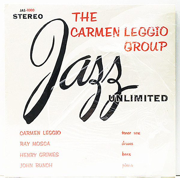 レコードメイン画像：【通好みマイナー盤／珍品】良好!! USオリジナル CARMEN LEGGIO GROUP 唯一のリーダー作 | w./JOHN BUNCH, HENRY GRIMES, RAY MOSCA