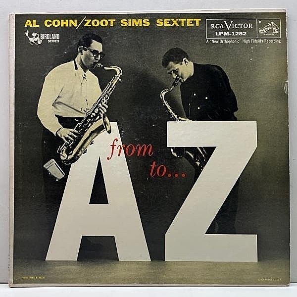 レコードメイン画像：良好!! MONO 初版マト1S ニッパー 深溝 USオリジナル AL COHN & ZOOT SIMS From A To Z ('57 RCA Victor) w/ DAVE MCKENNA, MILT HINTON