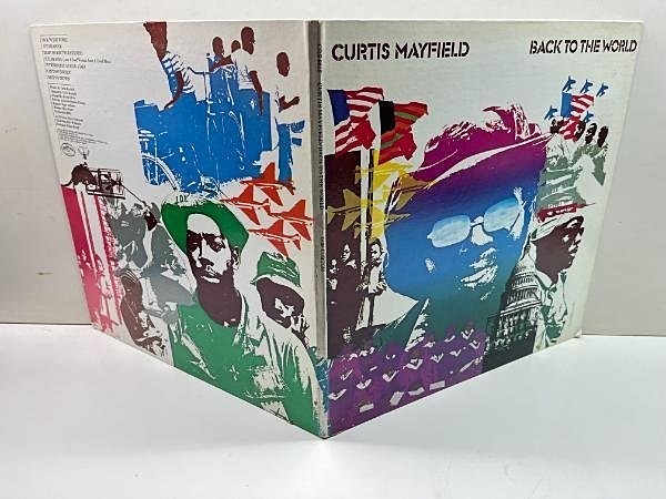 CURTIS MAYFIELD Back To The World LP 1973 Curtom Soul Funk