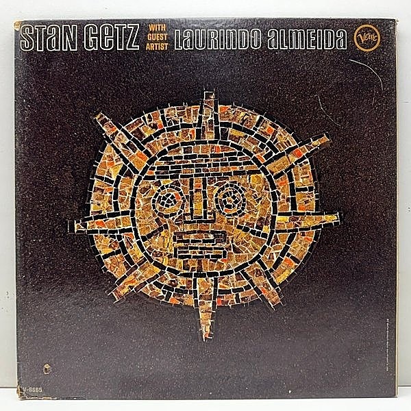 レコードメイン画像：美盤!! MONO 米オリジナル STAN GETZ With Guest LAURINDO ALMEIDA, EDISON MACHADO ('63 Verve) US 初回 モノラル 音質抜群です
