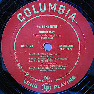 DORIS DAY / You're My Thrill (10) / Columbia | WAXPEND RECORDS