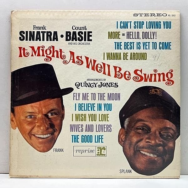 レコードメイン画像：良好!! 初版 3色ラベ USオリジナル FRANK SINATRA・COUNT BASIE It Might As Well Be Swing ('64 Reprise) スタンダード集 米 初回プレス
