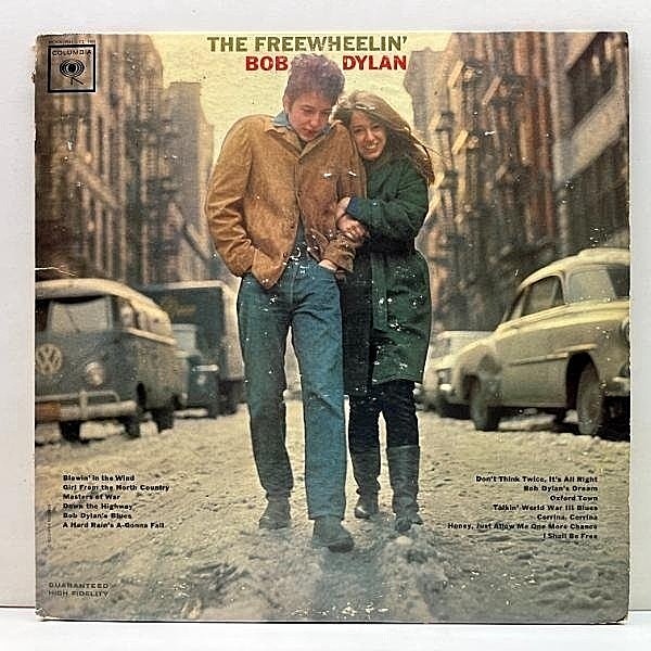 レコードメイン画像：激レア!良好盤!【MONO US 完全オリジナル】初版 GUARANTEED 2eyeラベ BOB DYLAN The Freewheelin' ～ (Columbia CL 1986) 風に吹かれて