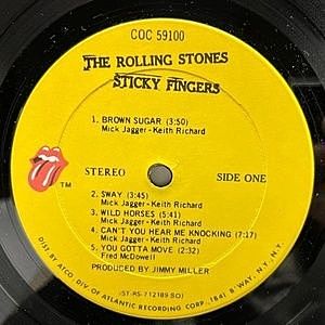 ROLLING STONES / Sticky Fingers (LP) / Rolling Stones