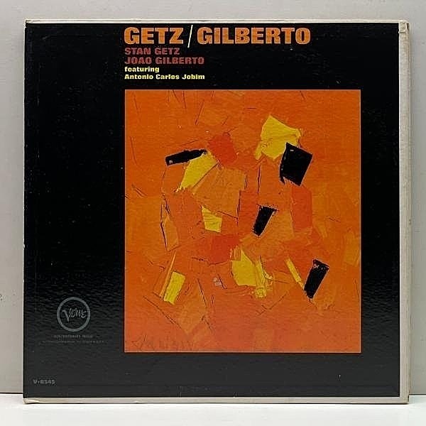 レコードメイン画像：良好!! MONO 白枠額縁ジャケ USオリジ STAN GETZ JOAO GILBERTO feat. ANTONIO CARLOS JOBIM (Verve V-8545) ゲッツ ジルベルト 米モノラル
