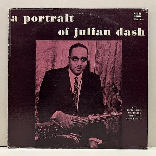 レコードメイン画像：美盤!! USオリジナル JULIAN DASH A Portrait Of 唯一のアルバム (Master Jazz) マイナー・ジャズ・珍盤 w/ Jimmy Shirley, Milt Hinton