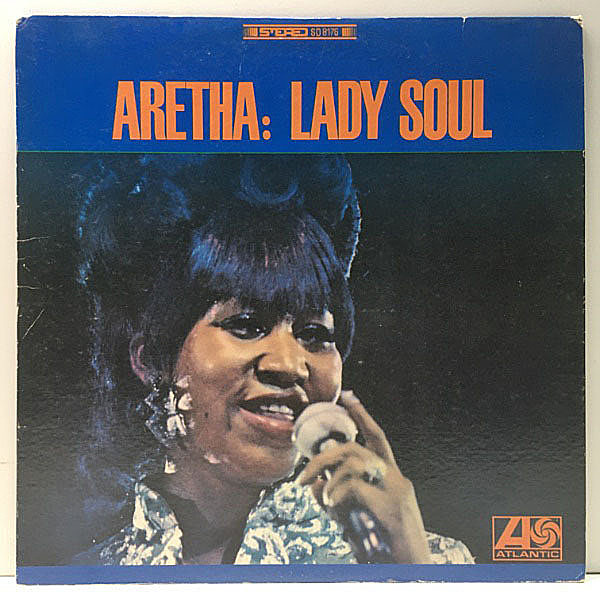 レコードメイン画像：良好!! 初版 Aマト 3色ラベル USオリジナル ARETHA FRANKLIN Lady Soul ('68 Atlantic) アレサ・フランクリン 不朽の名作 ARIF MARDIN arr.