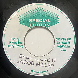 レコード画像：JACOB MILLER / Baby I Love U