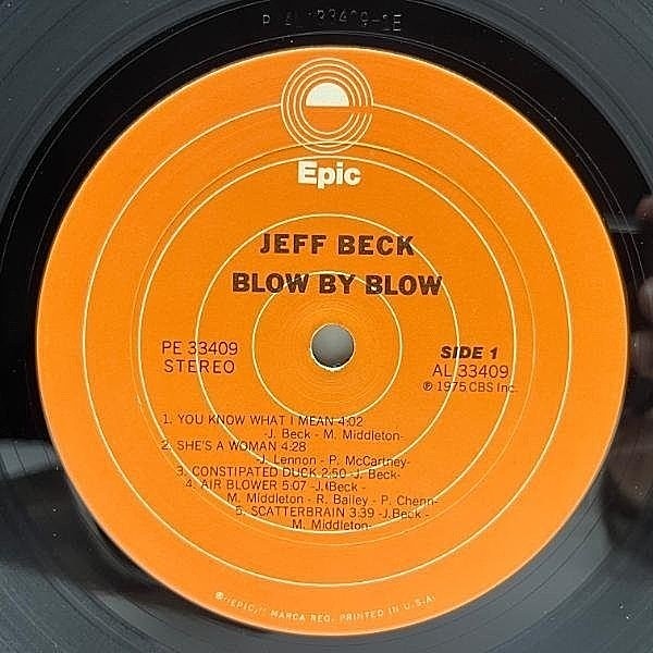 JEFF BECK / Blow By Blow (LP) / Epic | WAXPEND RECORDS