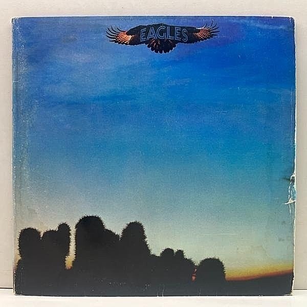 レコードメイン画像：良好盤!! USオリジナル 初版 白ラベ 手書きPR刻印 EAGLES S.T ／ 1st ('72 Asylum) ゲートフォールド仕様 名曲 TAKE IT EASY ほか