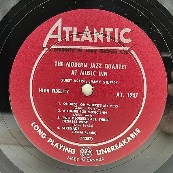 MODERN JAZZ QUARTET / JIMMY GIUFFRE / The Modern Jazz