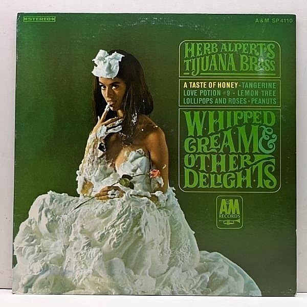 レコードメイン画像：Cut無し!良好!【R無し USオリジナル】MR刻印＝Monarchプレス HERB ALPERT & Tijuana Brass Whipped Cream ('65 A&M) オールナイトニッポン