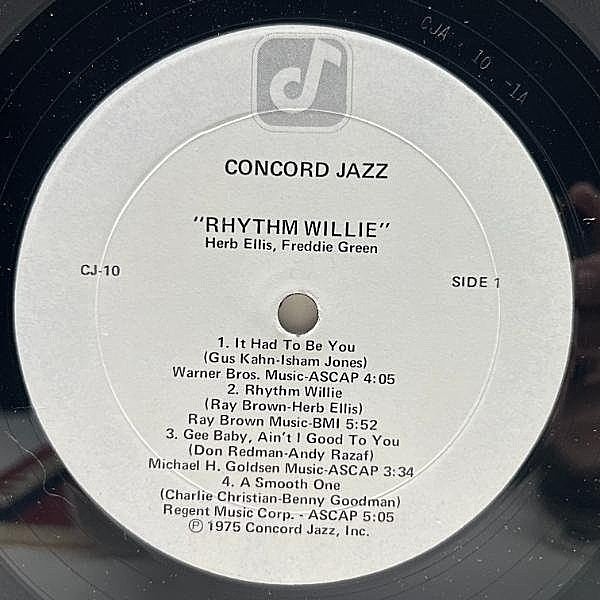 HERB ELLIS / FREDDIE GREEN / Rhythm Willie (LP) / Concord