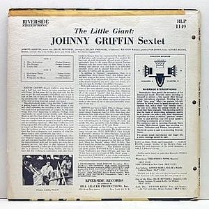 JOHNNY GRIFFIN / The Little Giant (LP) / Riverside | WAXPEND
