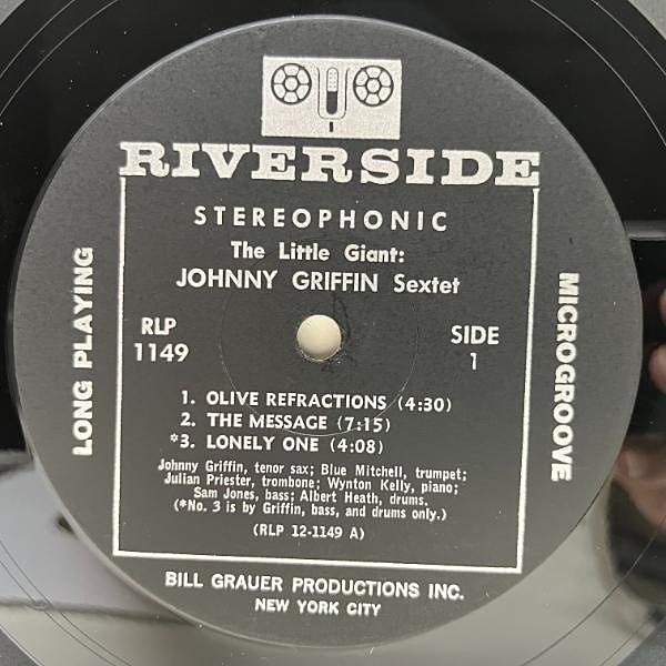 JOHNNY GRIFFIN / The Little Giant (LP) / Riverside | WAXPEND