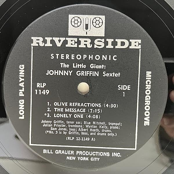 JOHNNY GRIFFIN / The Little Giant (LP) / Riverside | WAXPEND