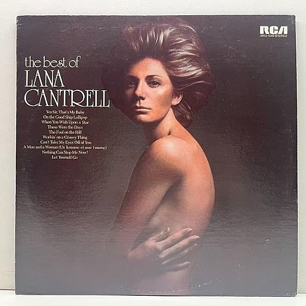 レコードメイン画像：Cut無し!極美盤! 1マト USオリジナル LANA CANTRELL The Best Of ('75 RCA Victor) ラナ・カントレルの名唱が並ぶベストアルバム