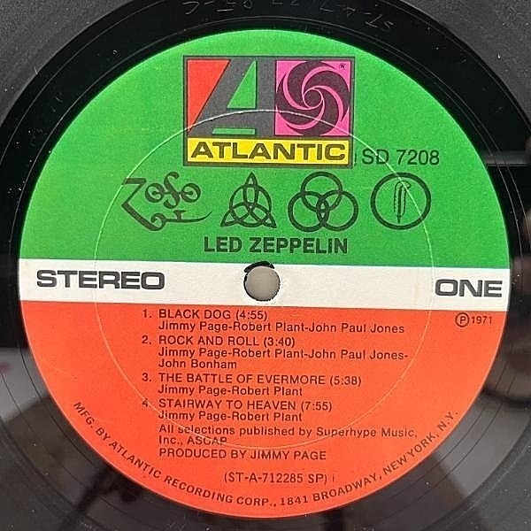 LED ZEPPELIN / IV (Untitled) (LP) / Atlantic | WAXPEND RECORDS