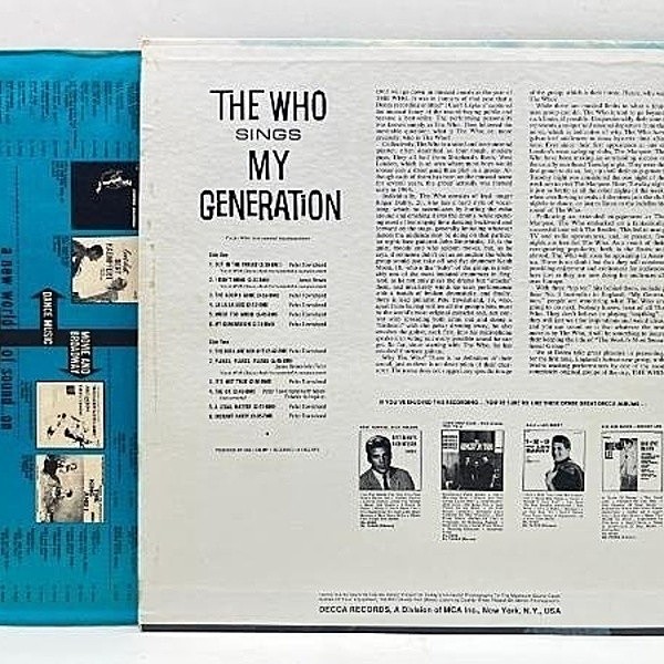 WHO / My Generation (LP) / Decca | WAXPEND RECORDS