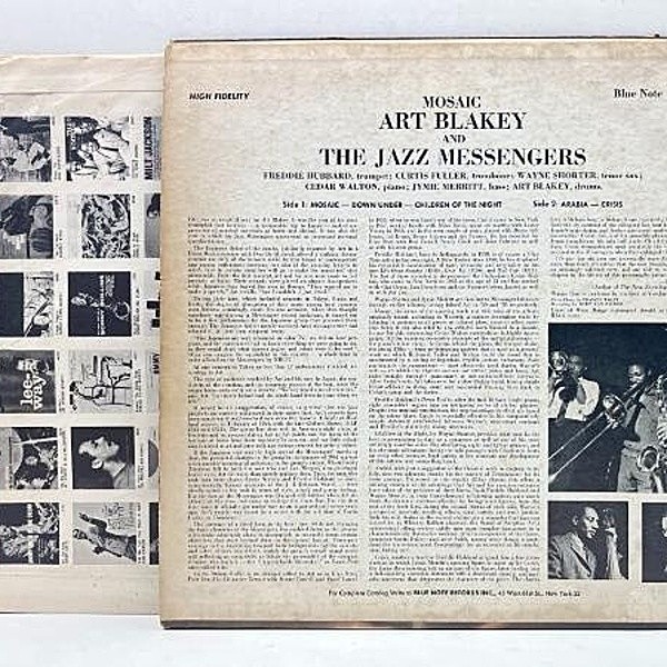 ★ＵＳ１９６７年リイシュー盤★『ＭＯＳＡＩＣ』ＡＲＴ ＢＬＡKＥＹ＆ＴＨＥ～ BLAKEY,ART - Mosaic - Amazon.com Music