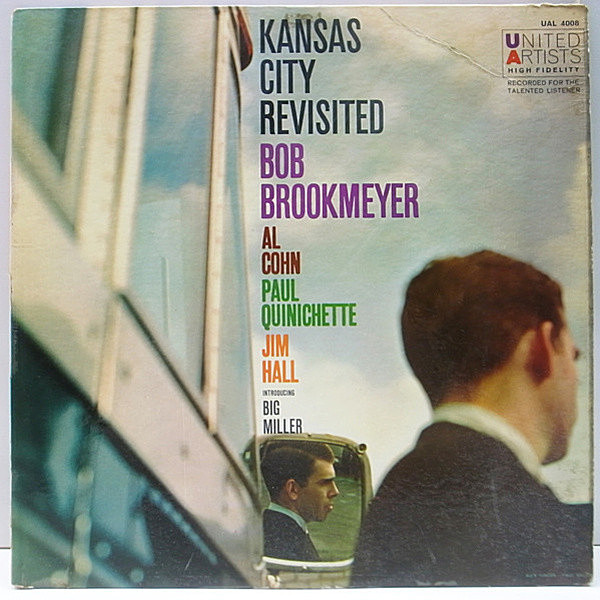 レコードメイン画像：赤ラベ 両溝MONO オリジナル BOB BROOKMEYER Kansas City Revisited / Al Cohn, Nat Pierce, Jim Hall, Big Miller 他