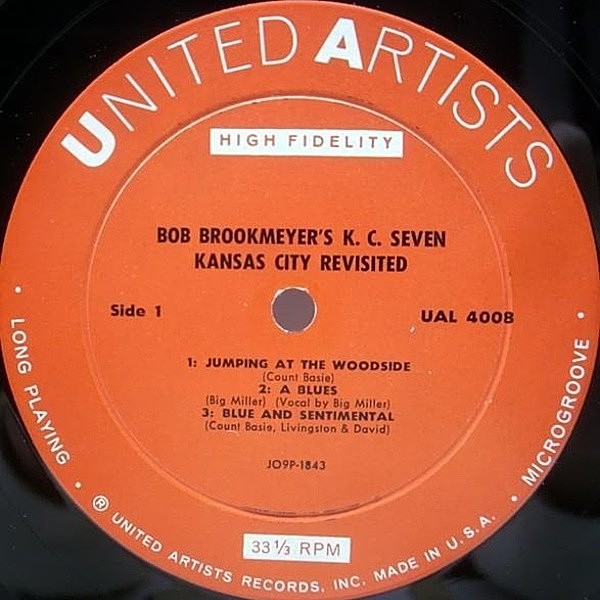 BOB BROOKMEYER / Kansas City Revisited (LP) / United Artists