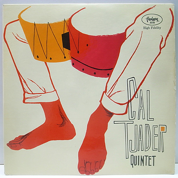 レコードメイン画像：初回 FLAT 赤盤 オリジナル CAL TJADER STAN GETZ Quintet ('56 Fantasy 3232) 両溝 MONO コーティング 美ジャケ