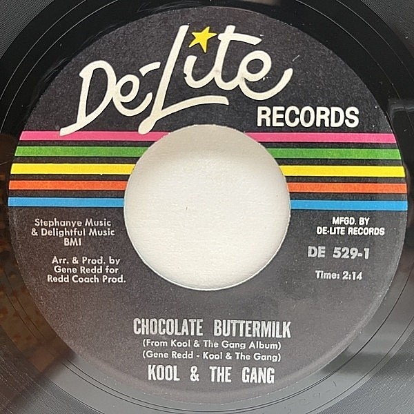レコードメイン画像：希少 良好!! MONO 米 USオリジナル KOOL & THE GANG Chocolate Buttermilk / Let The Music Take Your Mind ('69 De-Lite) Bell Sound刻印