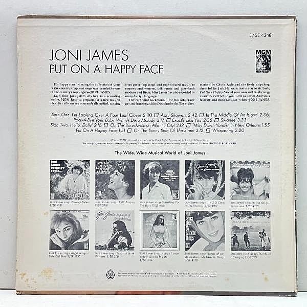 JONI JAMES / Put On A Happy Face (LP) / MGM | WAXPEND RECORDS