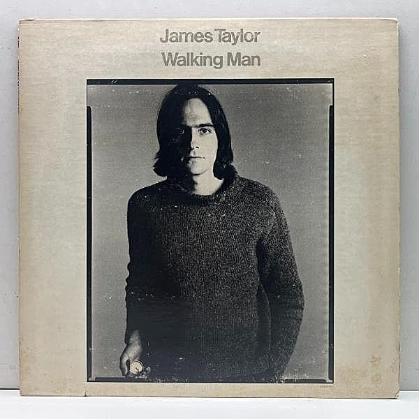 レコードメイン画像：良好盤!! 初版 両面1マト W無し USオリジナル JAMES TAYLOR Walking Man ('74 Warner) GOODNITE NOW メッセージ刻印 ジェームス・テイラー