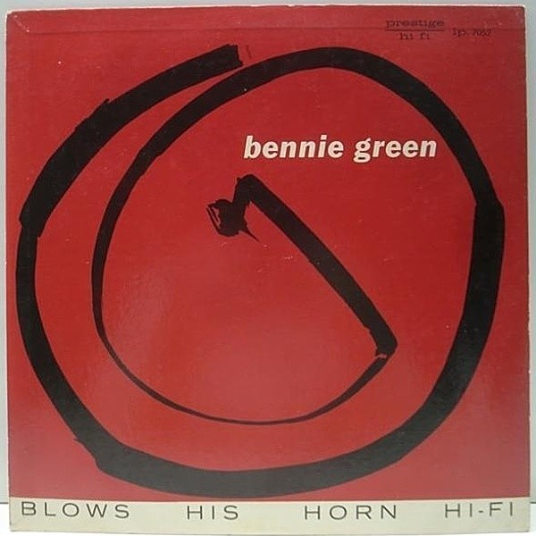 レコードメイン画像：美品 FLAT 額縁 NYC オリジナル BENNIE GREEN Blows His Horn (Prestige 7052) 手書きRVG / CHRLIE ROUSE, PAUL CHAMBERS
