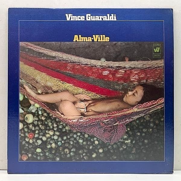 レコードメイン画像：美品 W7ラベ USオリジナル VINCE GUARALDI Alma Ville ('69 Warner) Herb Ellis w/ Dom Um Romao, Rubens Bassini ブラジル勢が多数参加