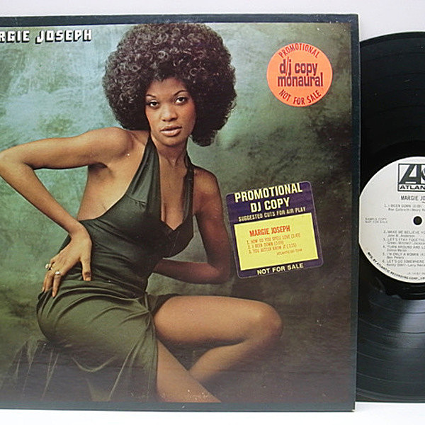 レコードメイン画像：MONO プロモ・オンリー 美品 オリジナル MARGIE JOSEPH Same ('73 Atlantic) AL GREEN Let's Stay Together 極上カヴァー