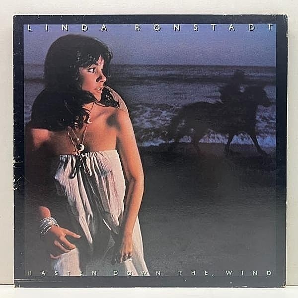 レコードメイン画像：良好盤!! 初版 7E規格 青aラベ USオリジナル LINDA RONSTADT Hasten Down The Wind ('76 Asylum) リンダ・ロンシュタット 風にさらわれた恋