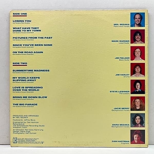 NEIL SEDAKA / Now (LP) / Elektra | WAXPEND RECORDS