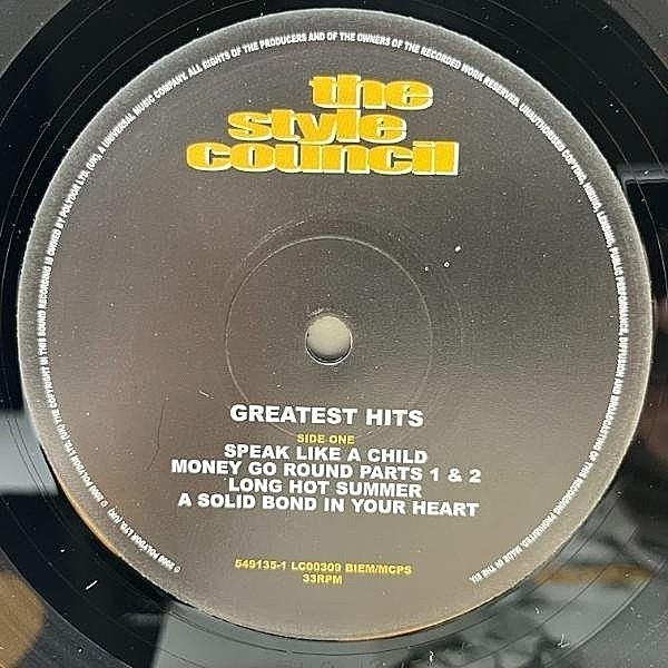 アナログ ２枚組　STYLE COUNCIL / GREATEST HITS STYLE COUNCIL - Style Council - Greatest Hits - Amazon.com Music