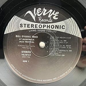 BILL EVANS / At The Montreux Jazz Festival (LP) / Verve