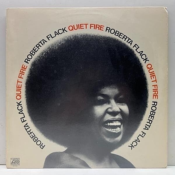 レコードメイン画像：USオリジナル 初版 BROADWAYリム ROBERTA FLACK Quiet Fire ('71 Atlantic) ロバータ・フラック／クヮイエット・ファイア 米 初回プレス