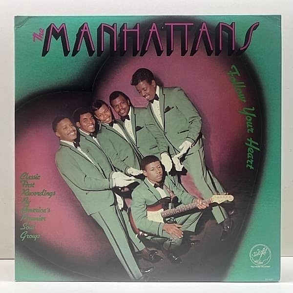 レコードメイン画像：良好盤!! USプレス MANHATTANS Follow Your Heart (Solid Smoke) ローライダー好きにも推薦の甘茶／ノーザンチューン多数収録した編集盤！