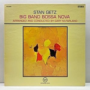 レコード画像：STAN GETZ / Big Band Bossa Nova