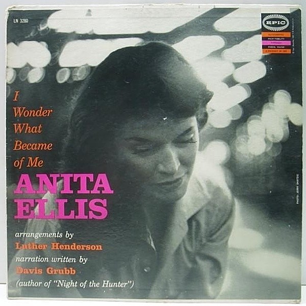 レコードメイン画像：初回ストロボ 両溝MONO オリジナル ANITA ELLIS I Wonder What Became Of Me ('56 Epic) アニタ・エリス 1st デビュー