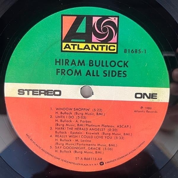 HIRAM BULLOCK / From All Sides (LP) / Atlantic | WAXPEND RECORDS