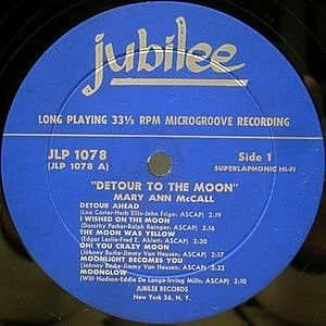MARY ANN McCALL / Detour To The Moon (LP) / Jubilee