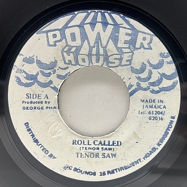 レコードメイン画像：【未だ現地でヘヴィープレイされる不朽の代表曲】JAプレス TENOR SAW Roll Called (Power House) CURTIS MAYFIELDリディム使用 45RPM.