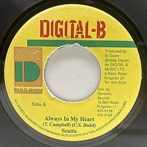 レコード画像：SCATTA / Always In My Heart