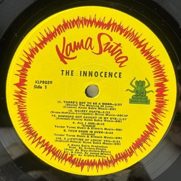 美品　THE INNOCENCE KLP-8059 レコード INNOCENCE / The Innocence (LP) / Kama Sutra | WAXPEND RECORDS